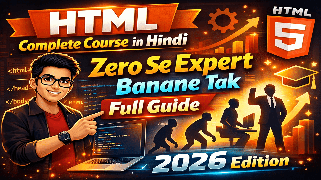 HTML Complete Course in Hindi