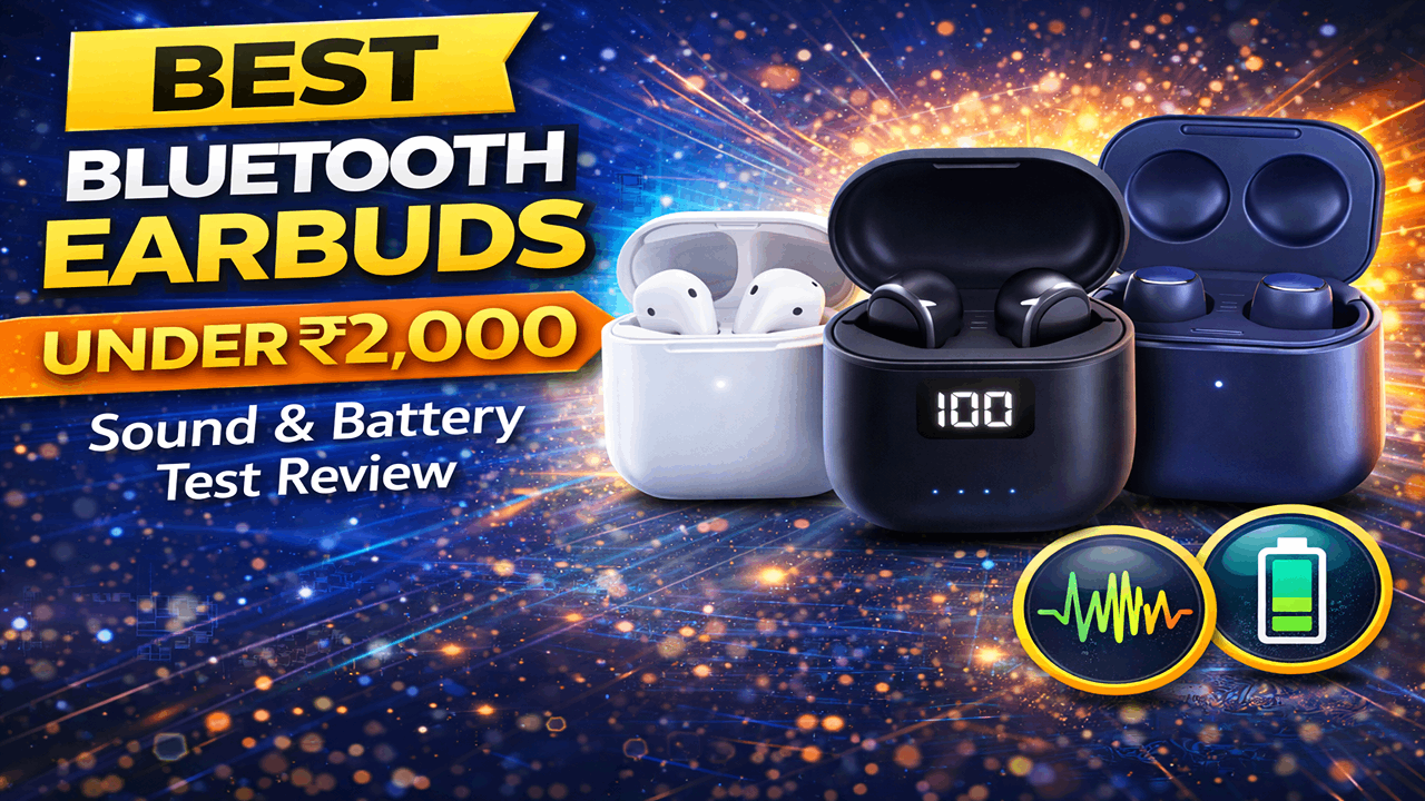 Best Bluetooth Earbuds Under ₹2,000
